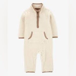 Carter's Sherpa Baby Jumpsuit One Piece Size 24 months